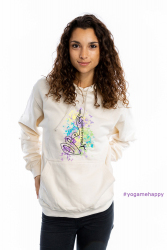 Yoga Hoodie mit Farbdruck