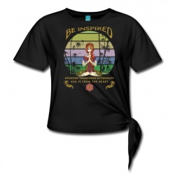 Yoga Knotenshirt  trendy Fühl dich inspiriert