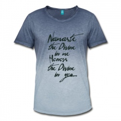 Namaste Männer Tshirt mit Farbverlauf