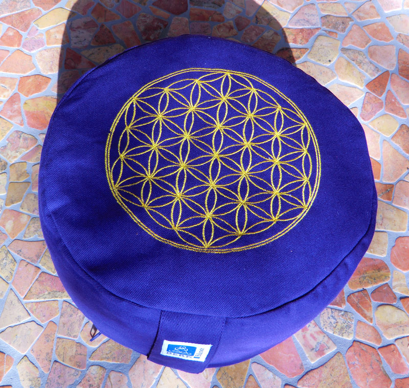 Blume des Lebens Meditationskissen