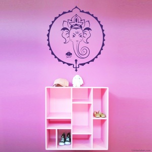 Ganesha Freude Wandtattoo