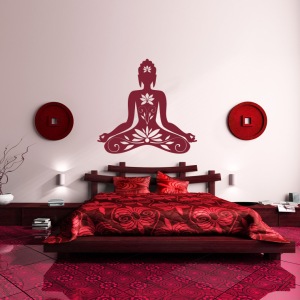 Buddha Motiv als Wandtattoo