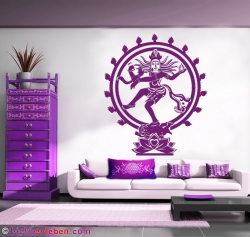 Shiva Wandtattoo