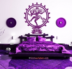 Shiva Wandtattoo