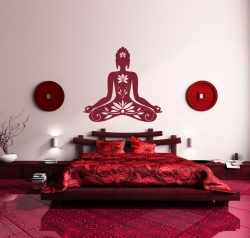 Buddha Motiv als Wandtattoo