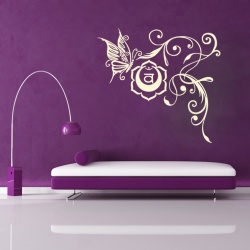 Chakra Fly Wandtattoo