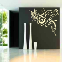 Chakra Fly Wandtattoo