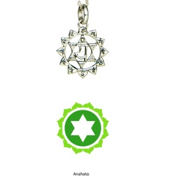 Herz anahata 4 Anhänger für Kette