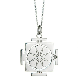 Kali Yantra Anhänger Rückseite