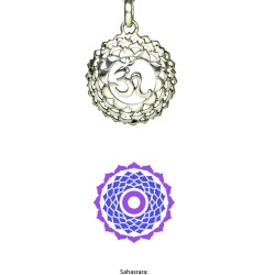 Kronenchakra Sahasrara7 Anhänger für Kette