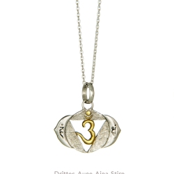 Ajna Chakra in Gold und Silber