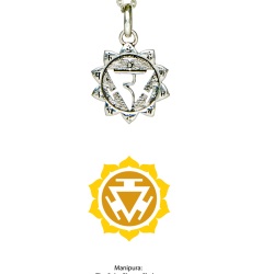 Manipura Chakra Anhänger für Kette