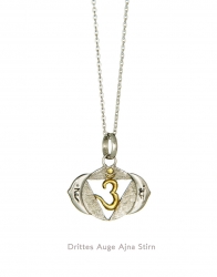 Ajna Chakra in Gold und Silber