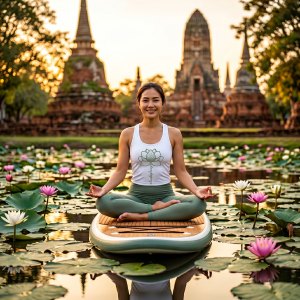 Yogamodel_Topshirt_choose_happiness_sage