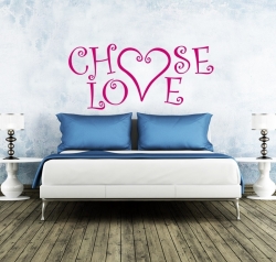 Choose Love Wandtattoo