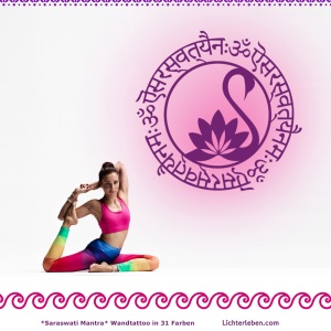 Mantra Tattoo Saraswati ind Sanskrit Mantra