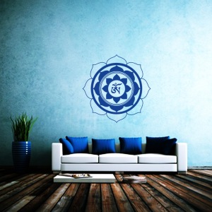 Wandtattoo Lotusblüte Mit Om Symbol