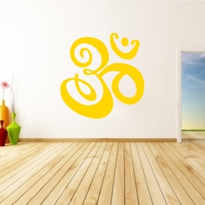 OM Zeichen als Wandtattoo