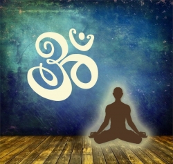 OM Zeichen als Wandtattoo