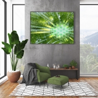 Blume des Lebens als Wandbild die Dekoration für Harmonie