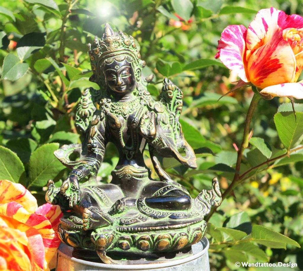 Die grüne Tara die Schutzgöttin aus Tibet