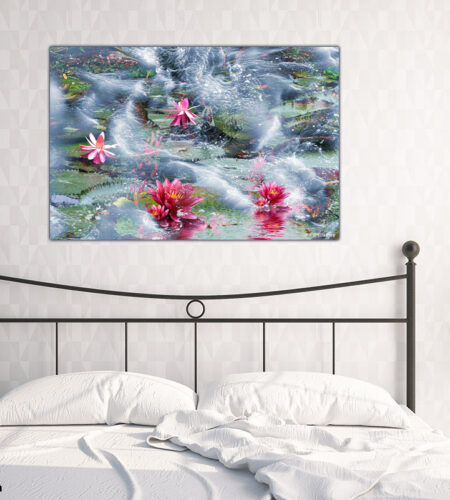 LOTUSBLÜTEN IM MEER