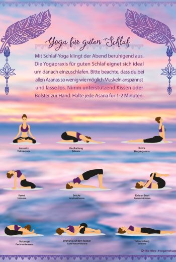 Yogapraxis für guten Schlaf