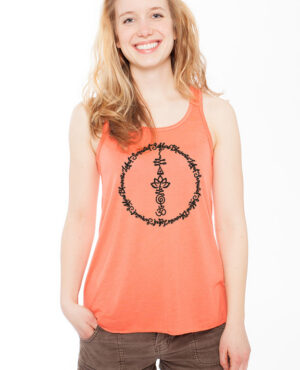 Yoga Mantra Lokah Sukhino Bhavantu Design Tshirt: Frauen - T-Shirts YYoga Mantra Lokah Sukhino Bhavantu Design Tshirt: Frauen - T-Shirts