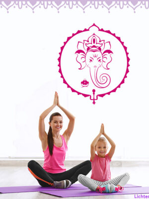 Wandtattoo Ganesha dein Glücksgott