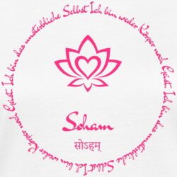 Lotus Love Design Yoga Mantra Soham