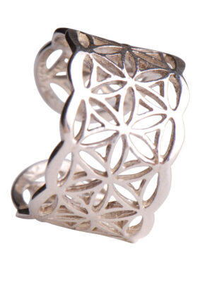 Blume des LebeAns Ring Silber