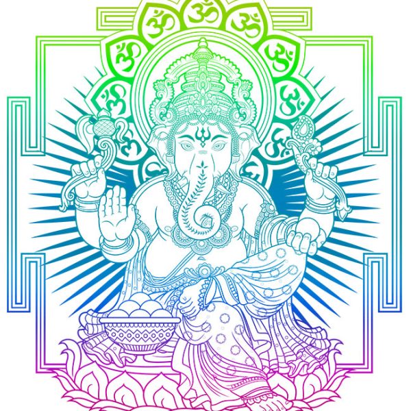 Ganesha Ausmalbild Download