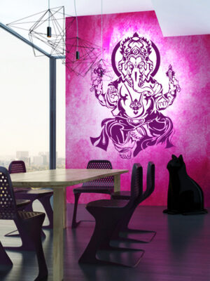 Ganesha Wandtattoo Ganesha Wandtattoo